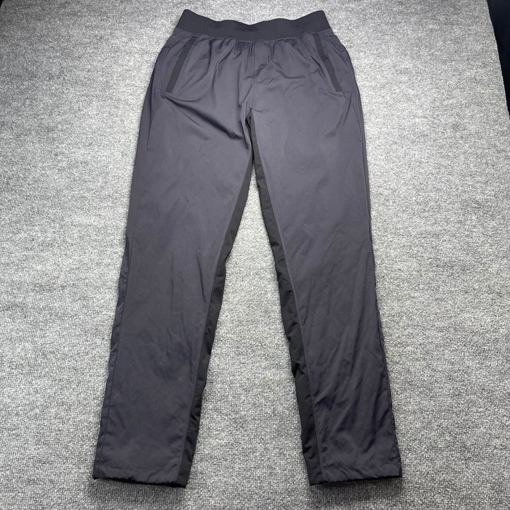 Lululemon License to Train Pant Mens Medium Charcoal Grey Tapered Joggers Active